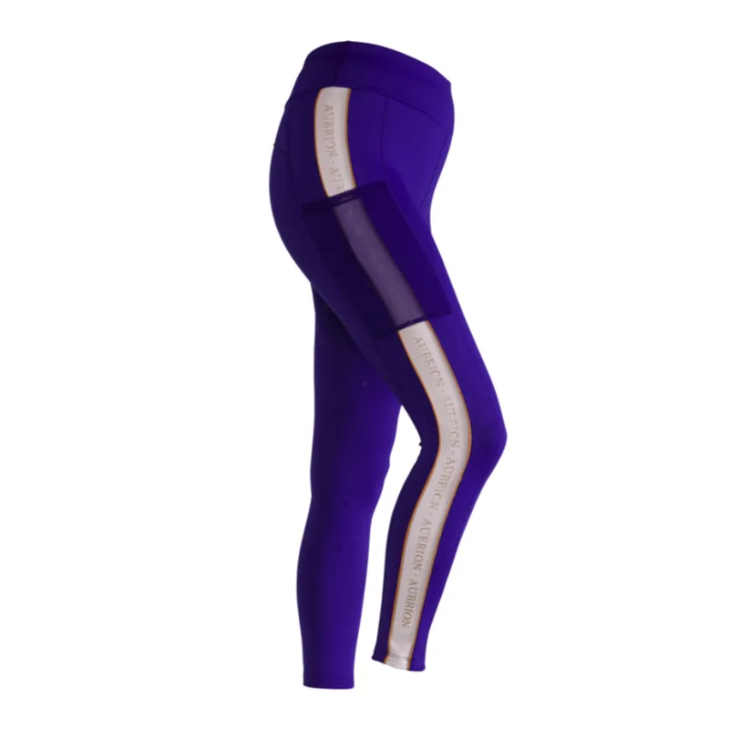 Aubrion Team Shield Riding Tights Blue